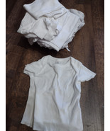 LOT of 18 Infant T-Shirts, VARIOUS sizes, NEW / White - £15.28 GBP
