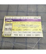 Vintage Ticket Stub Raw Is War Wrestling 2000 Compaq Center WWF - $281.36 MXN