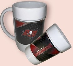 Tampa Bay Buccaneers Logo Ceramic 5 Inch Tall Coffee Mug - £13.42 GBP