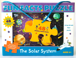 Fun Facts Solar System Puzzle Young Kids Complete 48 Large Pc Facts on Back - £15.45 GBP