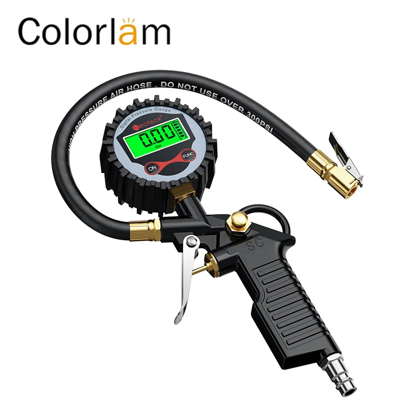 Colorlam 200PSI Digital Tire Pressure Gauge Tire Inflator Gauge Measuring Instru - £85.84 GBP