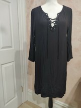 Cupcakes and Cashmere dress black 3/4 sleeve size M - £33.22 GBP