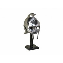 ROMAN GLADIATOR MAXIMUM ARMOUR HELMET WITH LINER SPIKES REEACTMENT - £49.06 GBP