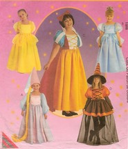 Girls Rapunzel Snow White Cinderella Witch Halloween Costume Sew Pattern... - $9.99