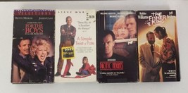 LOT OF 4 VHS MOVIES For the Boys / Pacific Heights / The Fisher King - $6.64