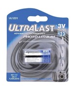 Ultralast UL1231 UL1231 3-Volt CR123A Lithium Photo Battery - $36.88 CAD
