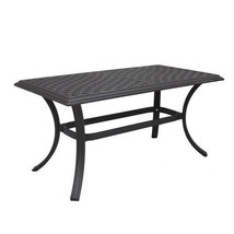 Coffee Table Aluminum, Espresso Brown - $182.98