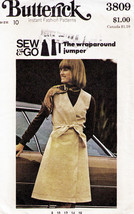 Misses&#39; WRAP JUMPER Vintage 1970&#39;s Butterick Pattern 3809 Size 10 UNCUT - £9.48 GBP