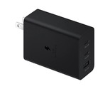 Samsung 65W 3-Port Super Fast Charging Wall Charger, 1x USB-C 65W, 1x US... - $55.99