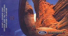 2002 Ford Escape Explorer Expedition Brochure Catalog 02 Us - £6.37 GBP
