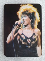 Tina Turner Calendar ✱ Rare Vintage Paper Card Pocket Calendar Portugal ~ 1985 - £17.22 GBP