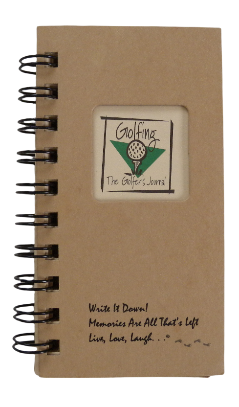 Golfing The Golfers Journal, Mini Journal, by Journals Unlimited  New - $4.95