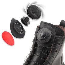1Pair Quality Boots Automatic Shoelaces No Tie Shoe Laces Large Swivel Buckle Sh - £17.29 GBP