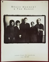 BRUCE HORNSBY  1988 TOUR BOOK CONCERT PROGRAM + TICKET STUB  VG+ WITH PU... - $18.00