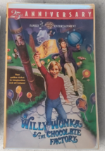 Willy Wonka and the Chocolate Factory VHS VTG 1999 Remastered 25th Anniversary - £3.91 GBP