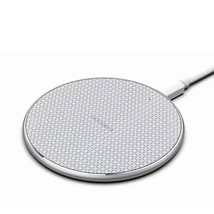 Wireless Fast Charger Charging Pad for Samsung iPhone Android Cell Phone WHITE - £5.44 GBP