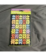 NEW Stickety Doo Da PUZZLE LETTERS American Greetings Stickers 10 Sheets - $6.44