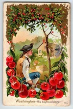 George Washington US President Patriotic Postcard Cherry Tree Nash Series 3 - £7.63 GBP