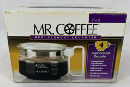 Mr. Coffee D40 New Replacement Carafe Pot White 4 Cup Fits BL6, PR6, PR6D, TR40 - £23.21 GBP