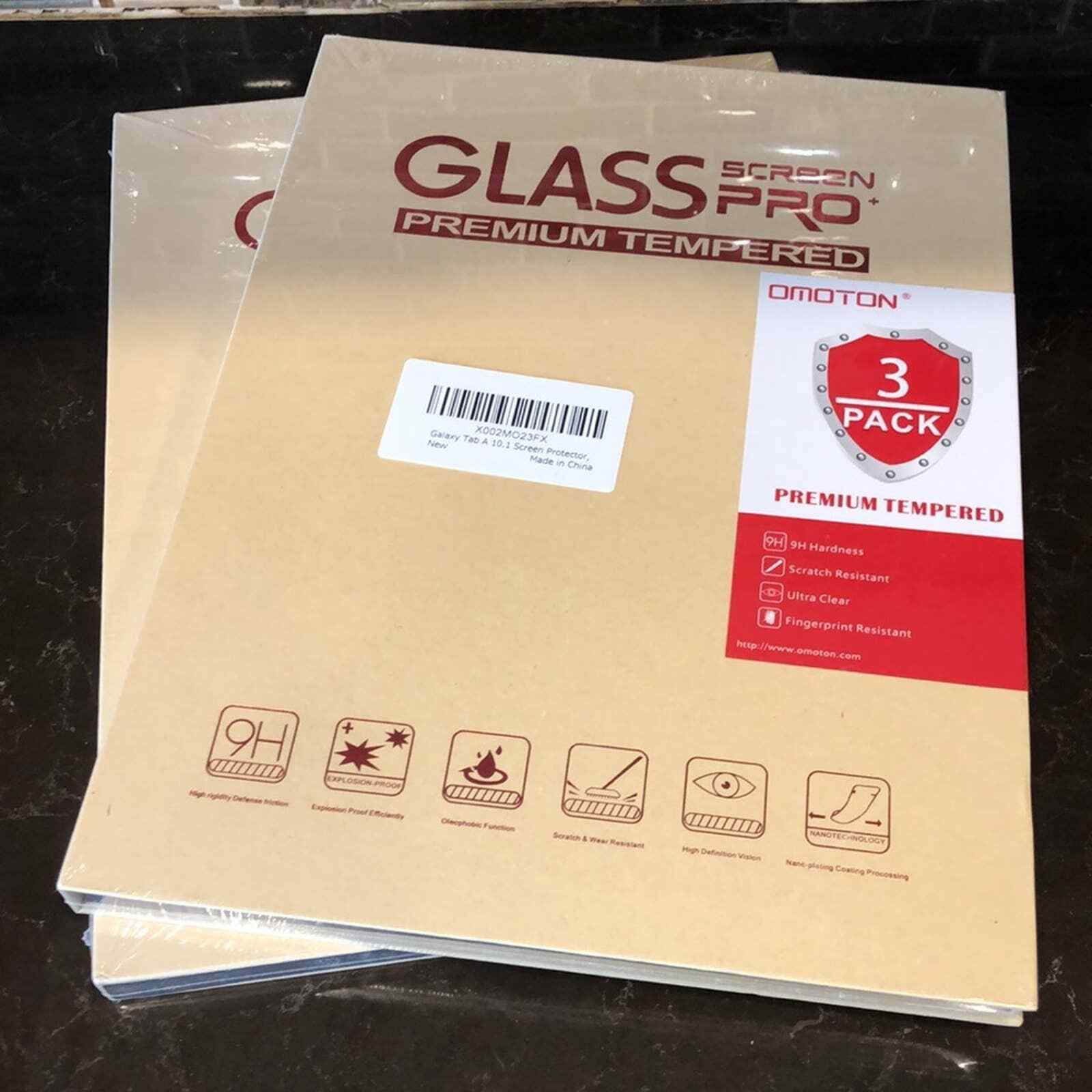 2 x OMOTON [3 Pack] Screen Protector for Samsung Galaxy Tab A 10.1 2019 - $19.80