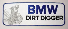 large back patch.  BMW DIRT DIGGER Motorcycle - £11.40 GBP