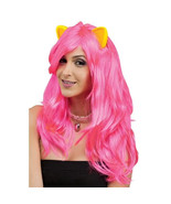 RAVE PARTY PINK FANTASY WIG ATTACHED EARS HALLOWEEN COSTUME ACCESSORY 92286 - $416.87 MXN RAVE PARTY PINK FANTASY WIG ATTACHED EARS HALLOWEEN COSTUME ACCESSORY 92286 - $416.87 MXN