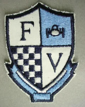 FV - FORMULA VEE Race Cars Coat of Arms vintage jacket or shirt  patch - $16.50