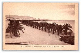 Boulevard du Front de mer et la Plage Bizerte Tunisia UNP DB Postcard Q25 - £8.79 GBP