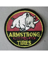 ARMSTRONG RHINO-FLEX Tires car racing vintage jacket or shirt patch - £7.72 GBP