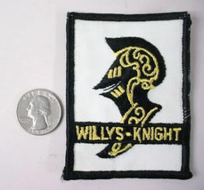 WILLYS KNIGHT car  vintage jacket or shirt patch - $10.00