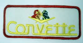CORVETTE rectangle logo  vintage jacket or shirt patch - £9.00 GBP