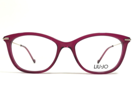 Liu Jo Eyeglasses Frames LJ2705 540 Clear Pink Gold Cat Eye Full Rim 52-17-135 - $46.54