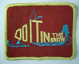 Snowmobile DO It In THE SNOW vintage  jacket or shirt patch. - £7.86 GBP