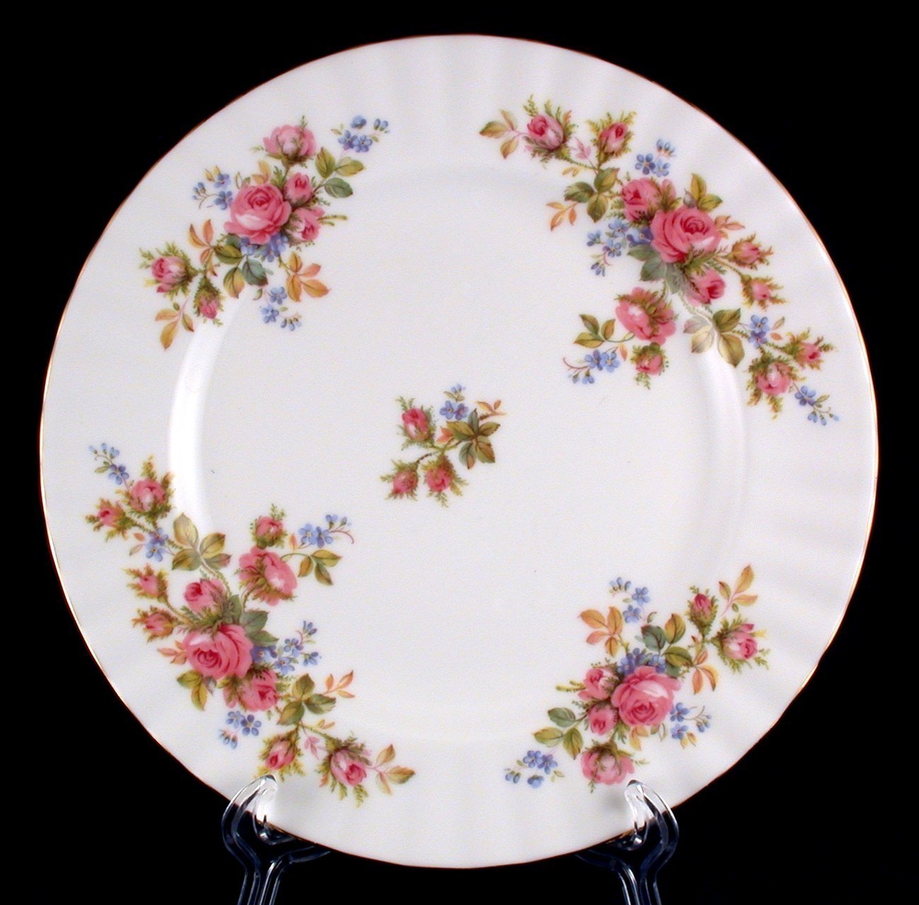Primary image for Royal Albert Moss Rose Salad Plate Bone China England