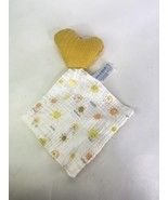 Charlotte and Star Gold Mustard Yellow Heart Sun Baby Lovey Security Bla... - $40.00