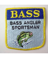 BASS ANGLER SPORTSMAN vintage shirt or jacket patch - £7.78 GBP