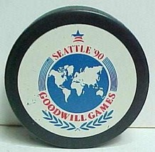 1990 Seattle Goodwill Games Hockey Puck - £11.94 GBP