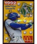 1992 GRIFFEY JR. McDonald Pins and Cards set Mint Pack - £5.63 GBP