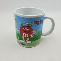 M&amp;M Sport Coffee Mug By Galerie 2002 Blue Red Golf Football - £7.41 GBP