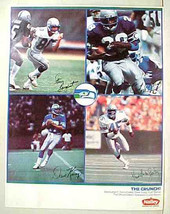 mint 1984 SEAHAWKS Nalley cards football Poster with STEVE LARGENT - £11.96 GBP