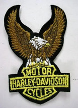 HARLEY DAVIDSON small Eagle logo with upspread wings vintage motorcycle ... - £7.17 GBP