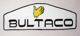 BULTACO  motorcycle vintage LARGE  jacket or shirt patch - $12.50