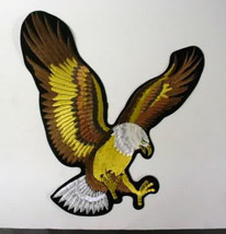 giant SWOOPING EAGLE  figural back patch.  vintage Motorcycle jacket or ... - £22.48 GBP