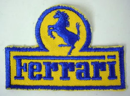 FERRARI figural automotive vintage jacket or hat patch - £9.82 GBP