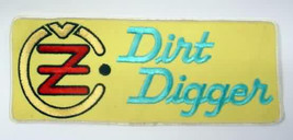 giant CZ DIRT DIGGER vintage motorcycle jacket or shirt back patch - £15.55 GBP