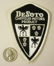 DESOTO CHRSLER MOTOR Products  vintage car jacket or shirt patch - $10.00