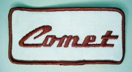 COMET rectangular vintage car jacket or shirt patch - $10.00