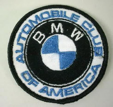 BMW AUTOMOBILE CLUB of America vintage car jacket or shirt patch - $10.00