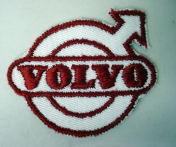 VOLVO diecut ARROW LOGO  vintage jacket patch.  mint - $12.00
