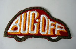BUG OFF figural VOLKSWAGEN.  vintage jacket patch.  mint - £9.43 GBP